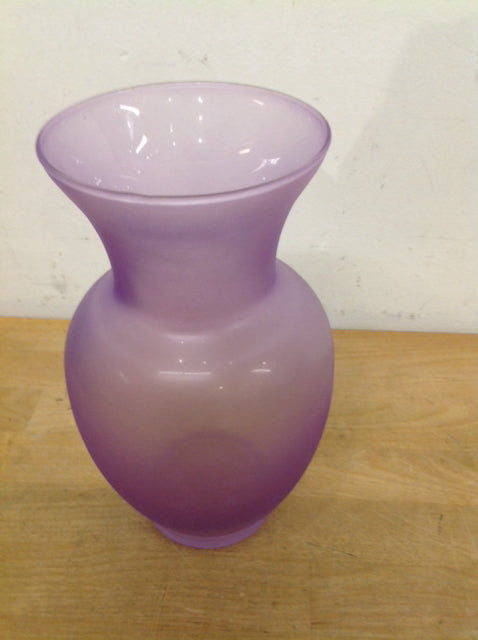 Vase- 9" Purple Glass