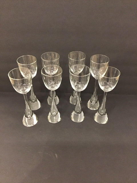 Set/8 "Flight" By Irice Wine Glasses