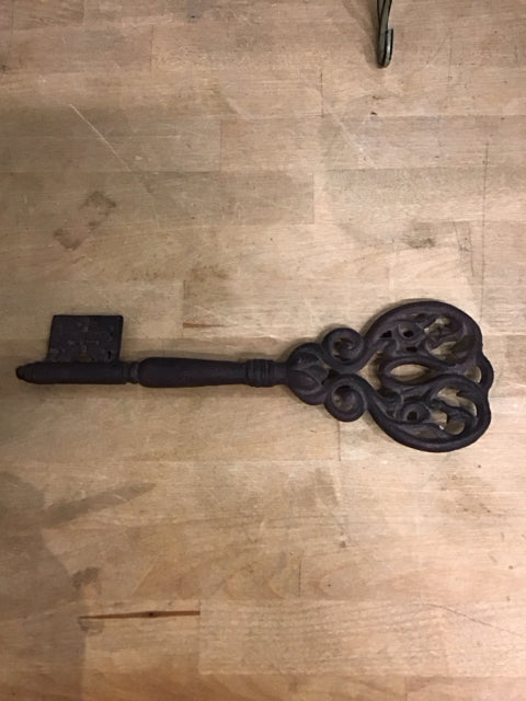 12" Cast Iron Skeleton Key