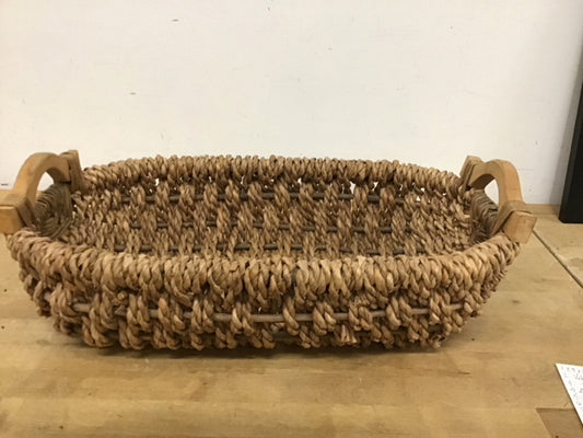 21"x12" Woven Oval Basket