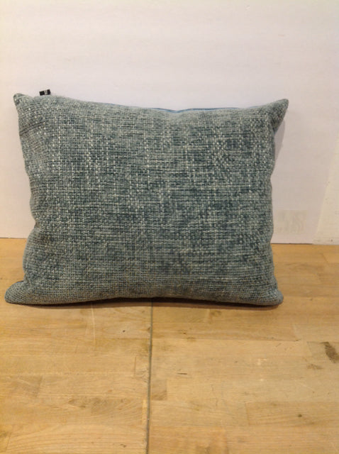 Blue Woven Pillow