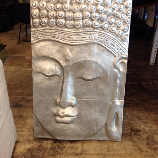 47x31 Z Gallerie Silver Buddha Head Wall Decor