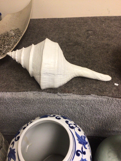 White Ceramic Shell