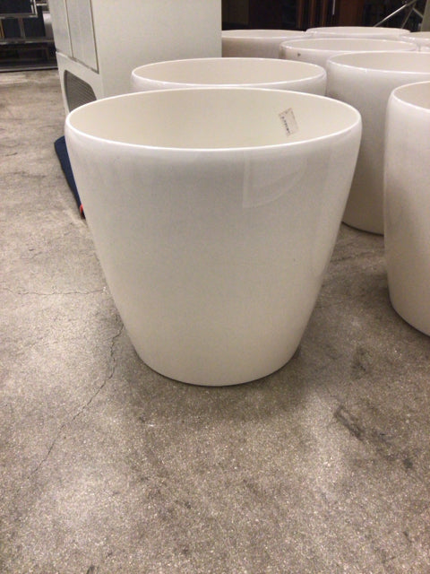 20" X 19" Lechuza Classico Premium White Planter