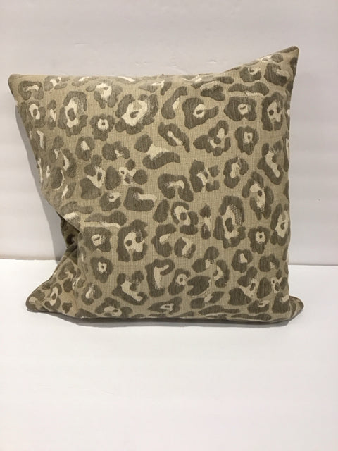 Tan Leopard Spot Pillow