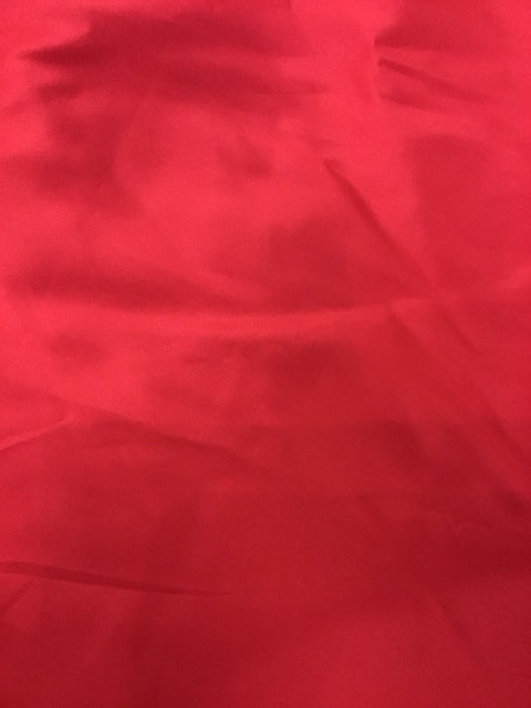 60" Round Red Tablecloth
