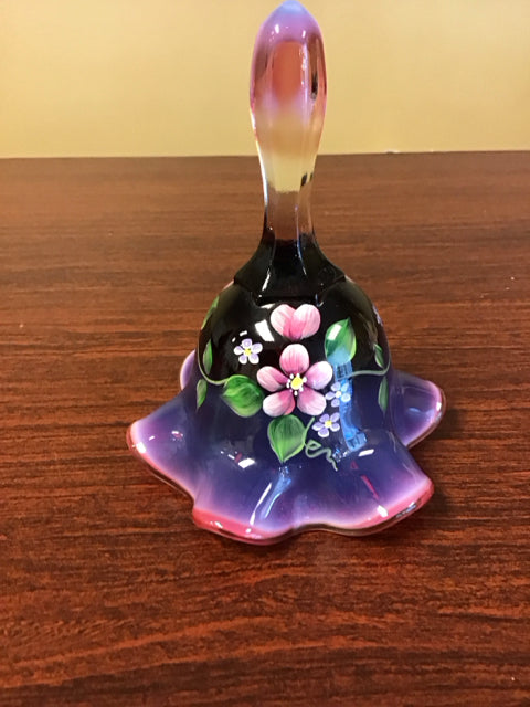 Fenton Plum Opalescent Bell