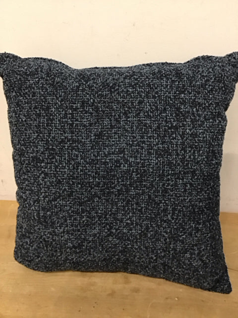 18" Blue/Light Blue Textured Pillow