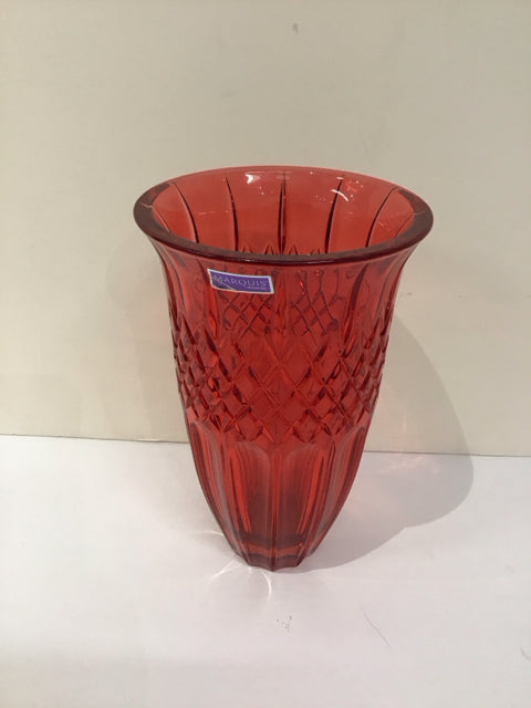 Marquis Waterford Red Crystal Vase