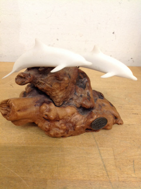 5" John Perry Dolphin Sculpture