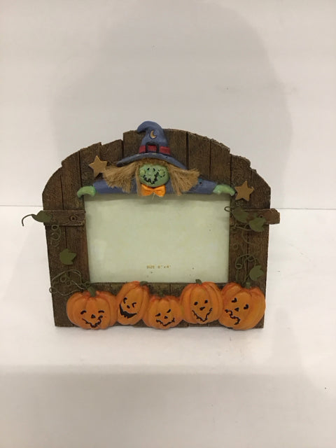 4x6 Halloween Witch Resin Frame