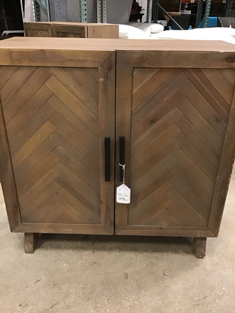 Herringbone Front 2 Door Cabinet