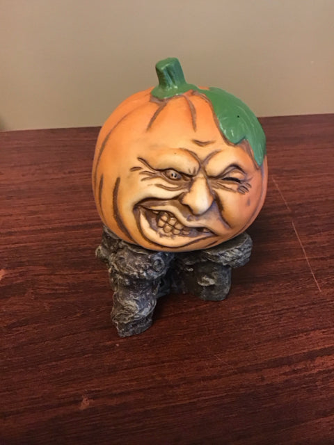 5" Vintage Halloween Enesco Pumpkin