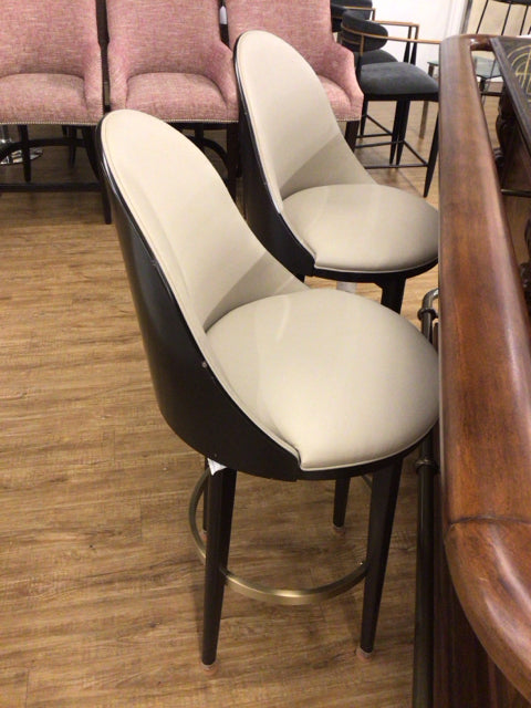 Pair Of Carcole Another Round Bar Stools