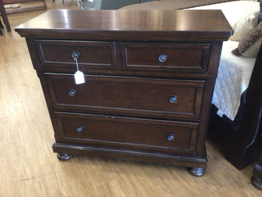 Ashley Furniture Dark Wood Five Drawer Chest