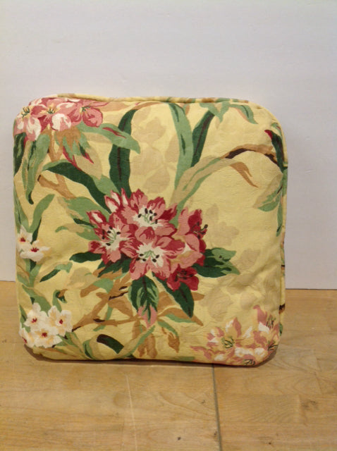 Yellow Floral Pillow