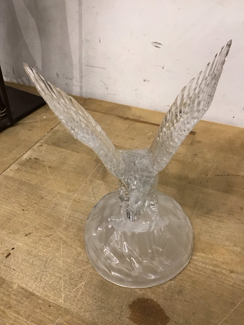 8" Glass Eagle Sculpture
