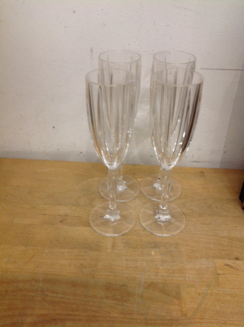 Set Of 4,Waterford Marquis Champagne Flutes