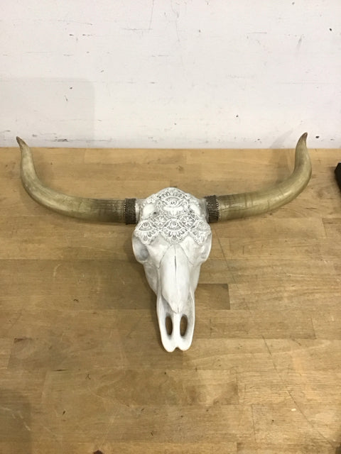 19"x14" Longhorn Skull Wall Decor