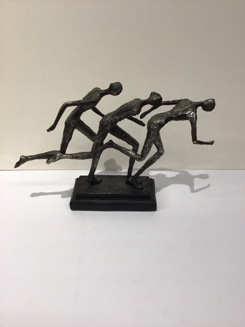 3 Running Men Sculpture