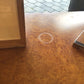 AS-IS Wood & Leather Wrapped Credenza