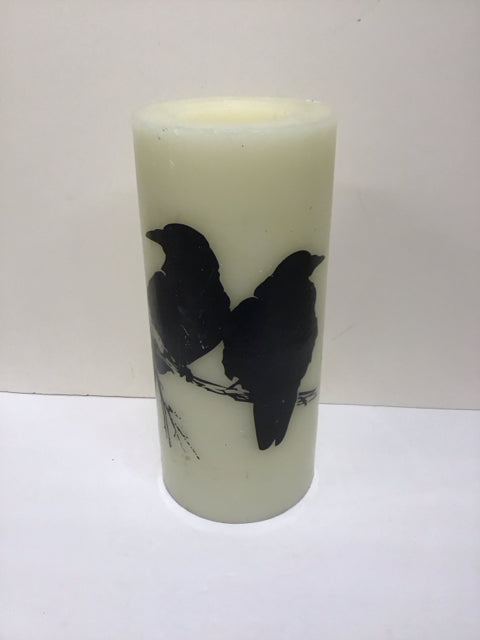 14" PB Wax Battery Halloween Candle