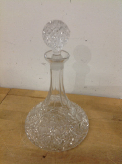 12" Cut Glass Decanter