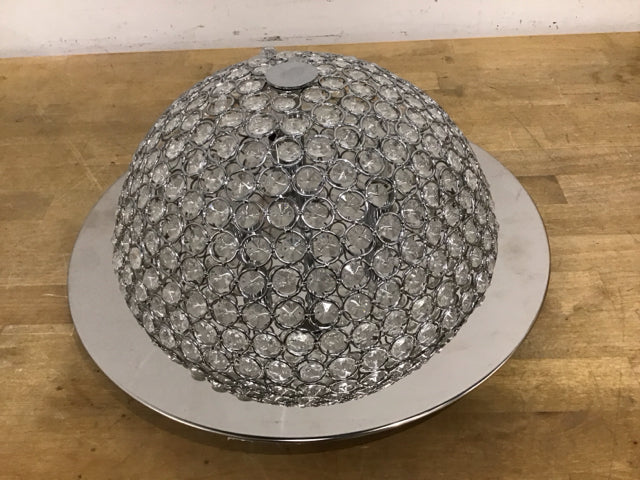 Chrome & Crystal Pendant Lighting