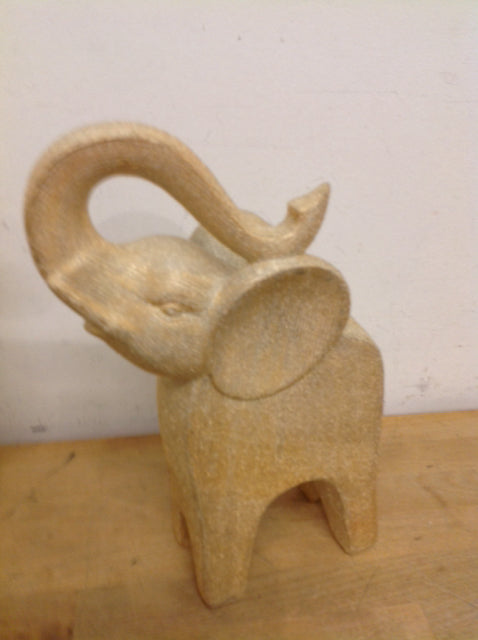 13" Gold Ceramic Elephant