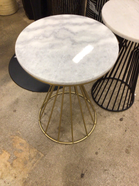Stone Top Accent Table
