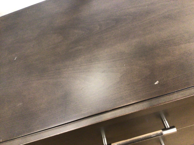 22" X 73" AS-IS Vanguard Furniture Brown Six Drawer Dresser