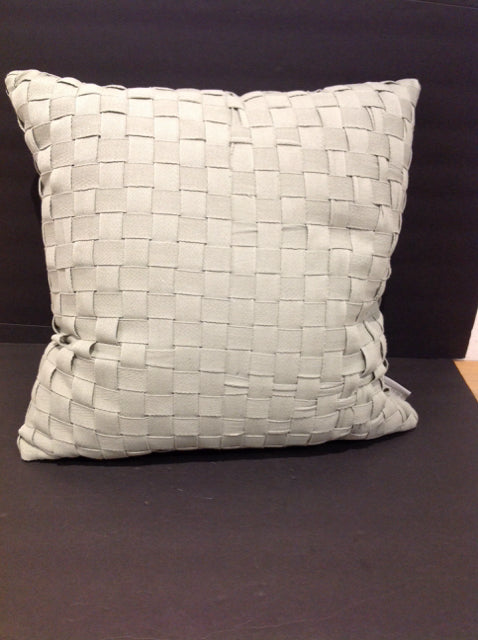 Green Ribbon Weaved Pillow