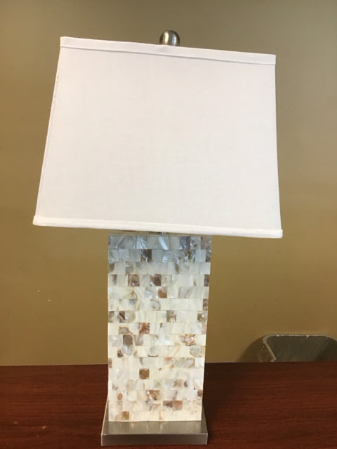 29" Mosaic MOP Table Lamp
