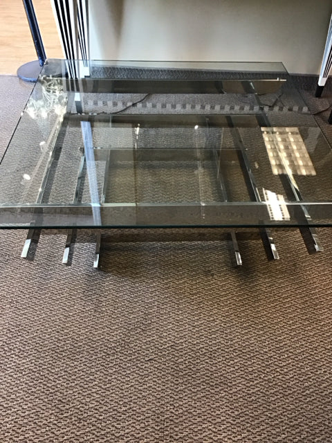 El Dorado Vetra Glass/Chrome Coffee Table