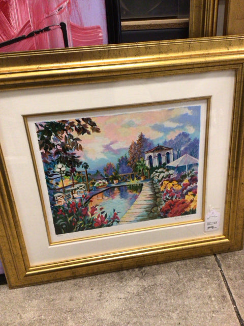 28x32 Zine Roitman/Souvenir Dun Jouir D'ete Framed Art