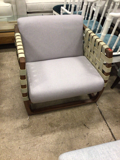 Riva 1920 Bungalow Leather & Wood Armchair