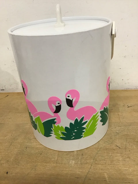 9.5" Vintage Flamingo Ice Bucket
