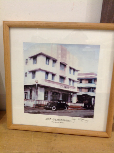 15" Sq Leslie Hotel By Joe Gemignani Print