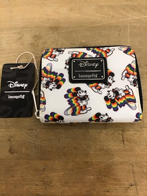 Disney Loungefly Mickey Mouse Rainbow Wallet