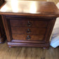 AS-IS Thomasville Wood Three Drawer Nightstand