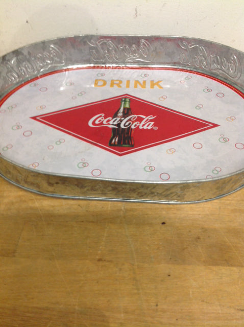 Tray- 16" Metal Coca Cola