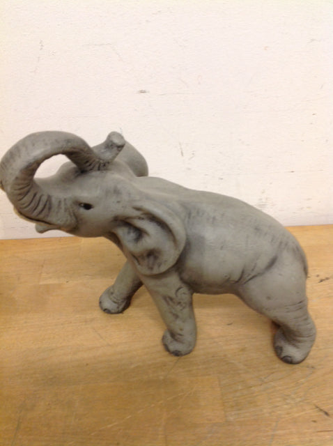 8" Grey Pottery Elephant