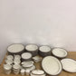 5 PPS For 12 Mikasa Palatial Platinum + Serving