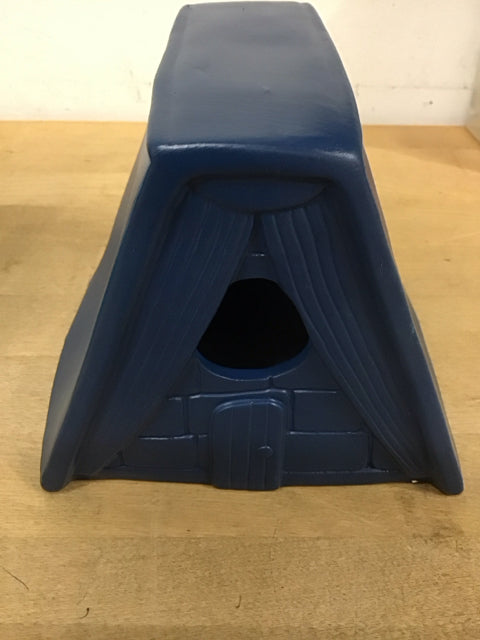 5" Blue Cottage Pottery Bird House