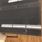 AS-IS Grey Glass Extension Metal Base Dining Table