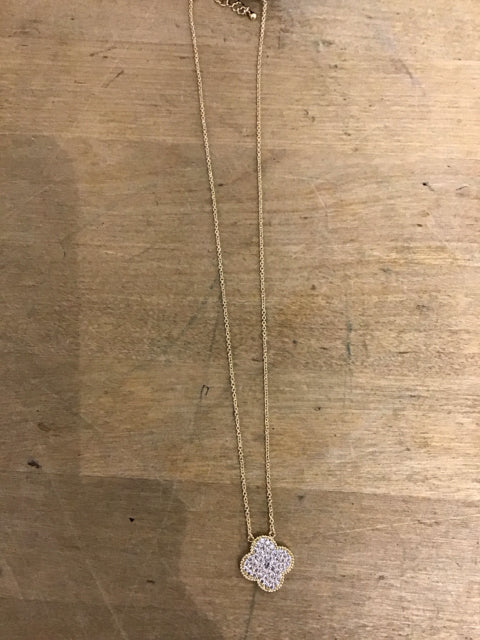 Van Cleef Like Paive Goldtone Necklace