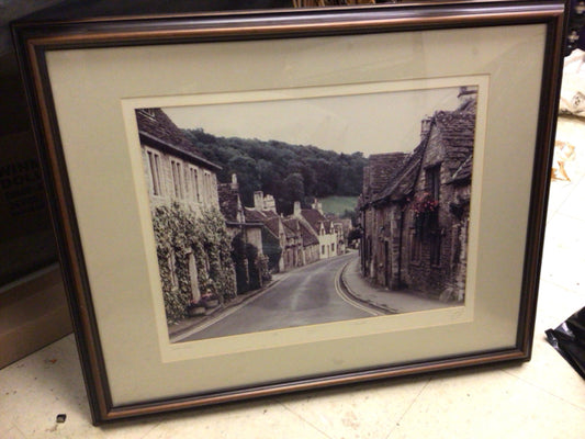 30 3/8" X 24 3/8" England Photograph Framed Print