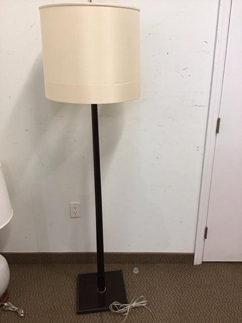 65" Wood W/Metal Base Floor Lamp
