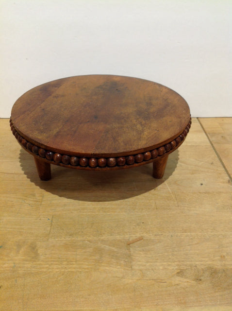 4"H, 10" Round Wooden Display Table