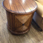 AS-IS Tommy Bahama Round One Door End Table